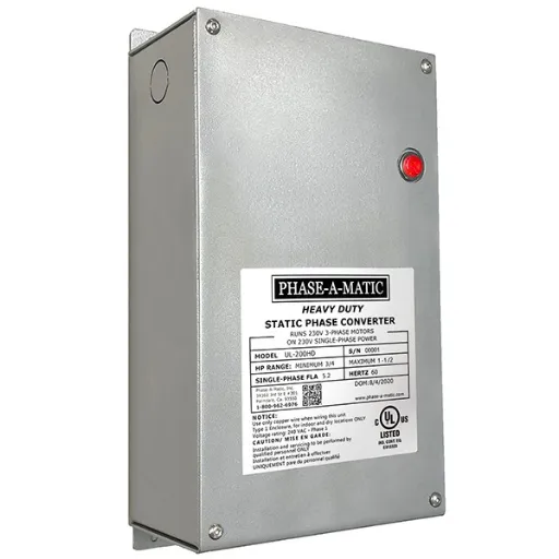 How Static Phase Converters Work?